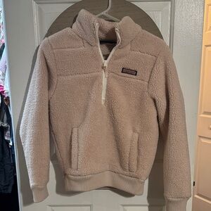 Vineyard Vines Beige Sherpa Hoodie